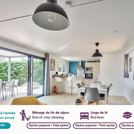 Chalet Pour 8 Dans Residence Avec Piscine Chauffee Brétignolles-sur-Mer المظهر الخارجي الصورة