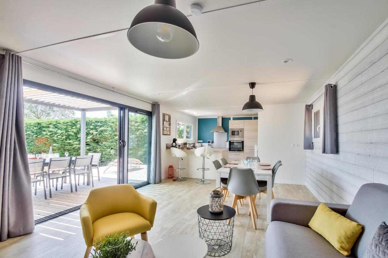 Chalet Pour 8 Dans Residence Avec Piscine Chauffee Brétignolles-sur-Mer المظهر الخارجي الصورة