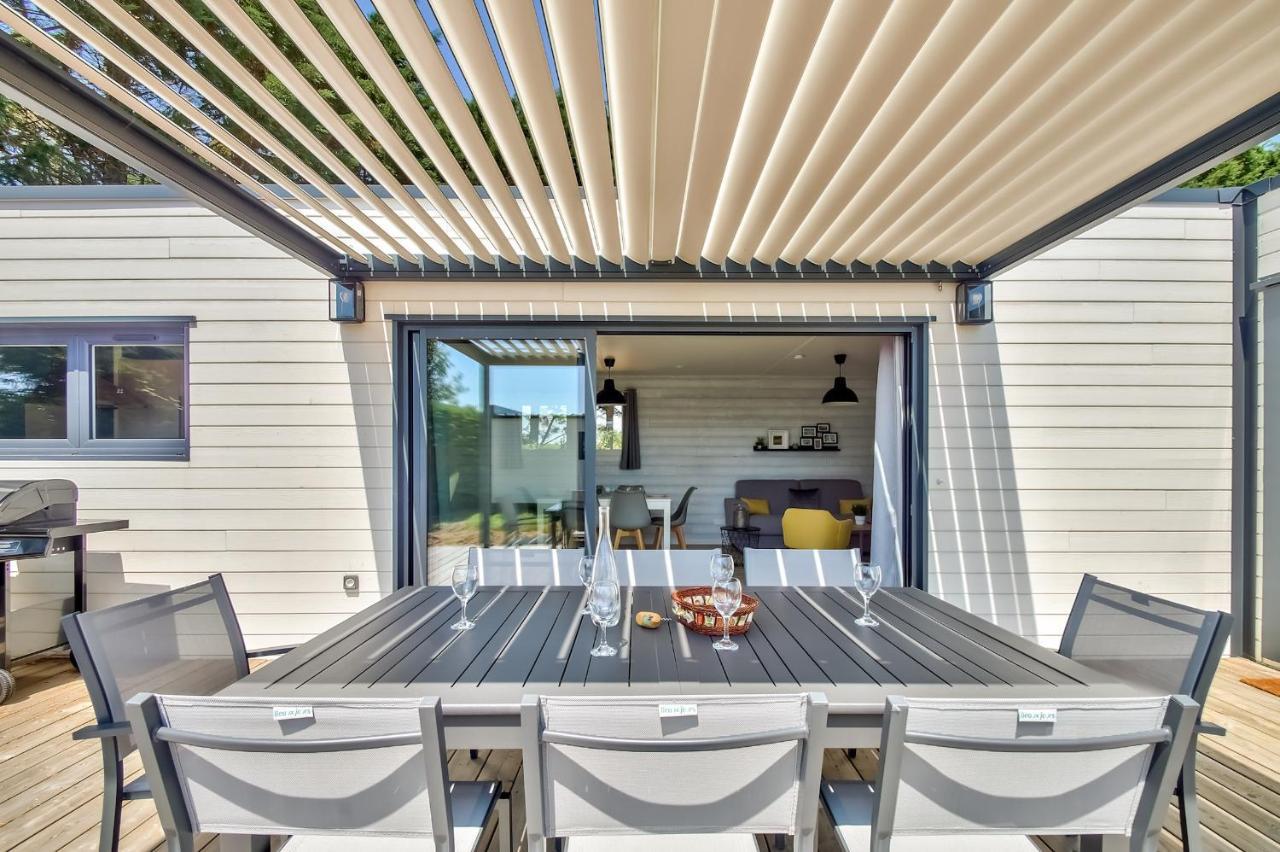 Chalet Pour 8 Dans Residence Avec Piscine Chauffee Brétignolles-sur-Mer المظهر الخارجي الصورة