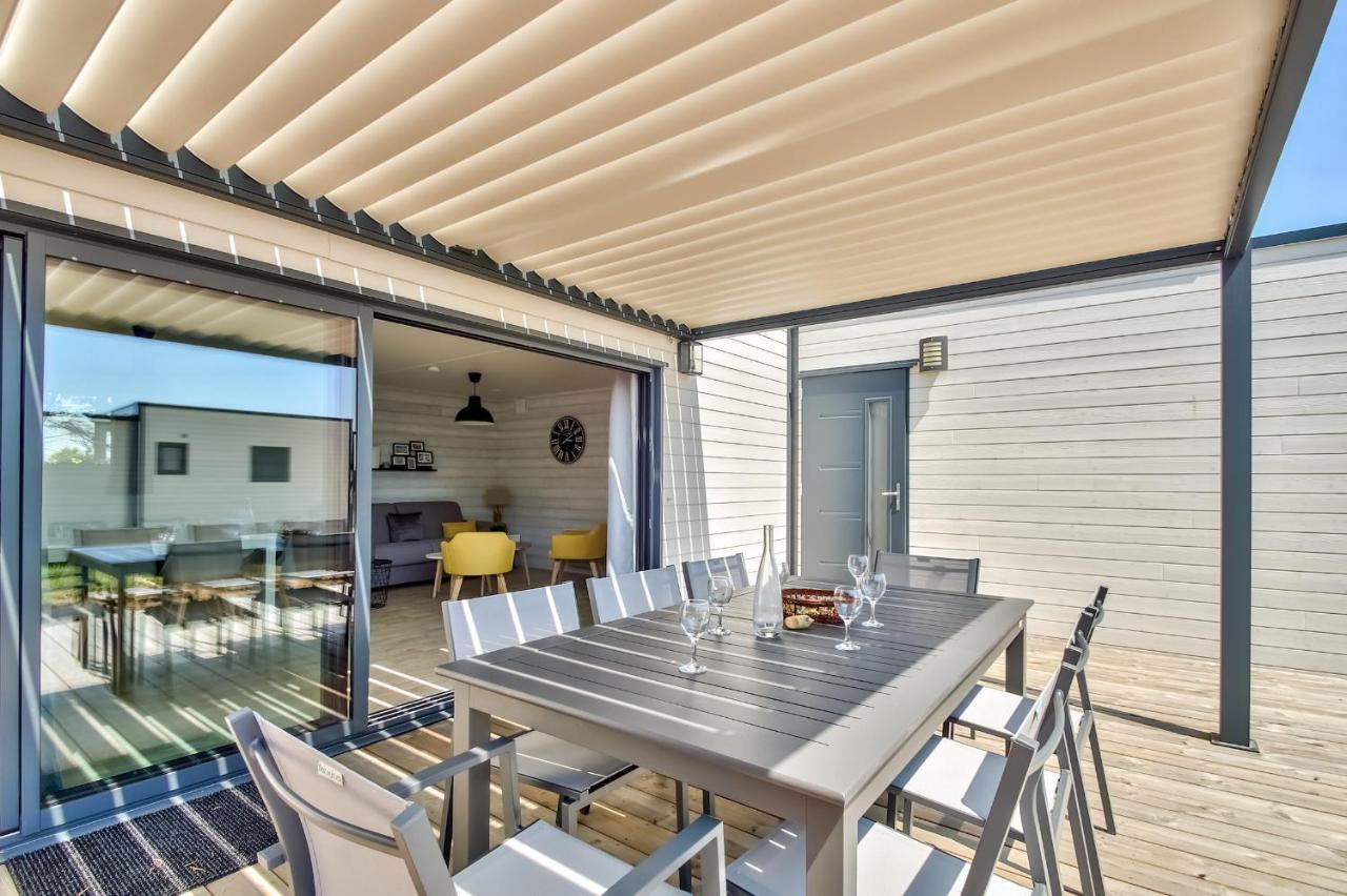 Chalet Pour 8 Dans Residence Avec Piscine Chauffee Brétignolles-sur-Mer المظهر الخارجي الصورة