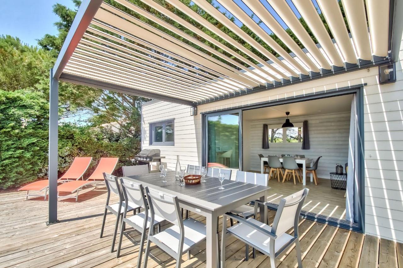 Chalet Pour 8 Dans Residence Avec Piscine Chauffee Brétignolles-sur-Mer المظهر الخارجي الصورة